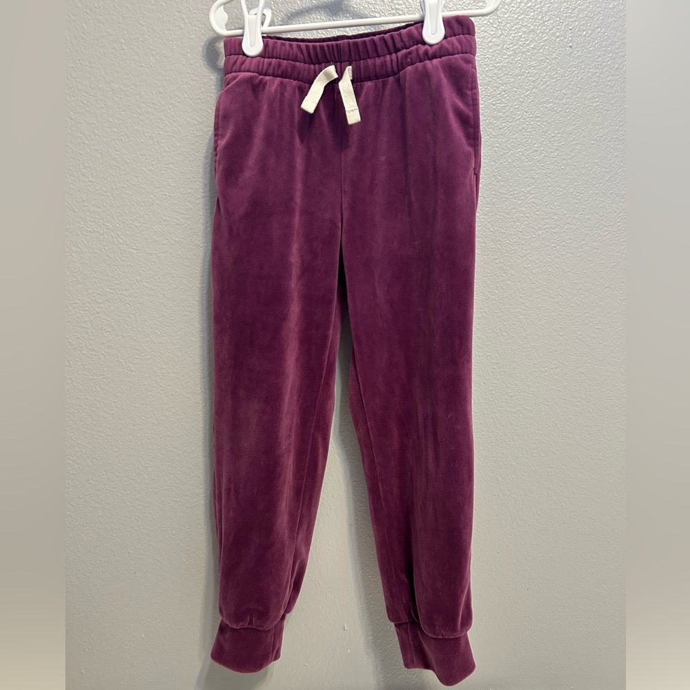 Tea Collection purple EASY FIT VERY VELOUR JOGGERS